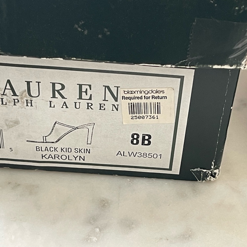 Lauren Ralph Lauren: Black Kid Skin Karolyn’s - Picture 9 of 9